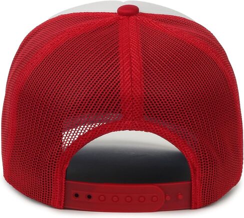 Outdoor Cap Red White & Boujee Trucker Hat – Patriotic Women’s Snapback Cap, Funny Americana Graphic Hat in Kuwait