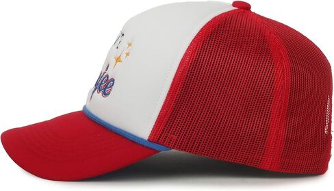 Outdoor Cap Red White & Boujee Trucker Hat – Patriotic Women’s Snapback Cap, Funny Americana Graphic Hat in Kuwait