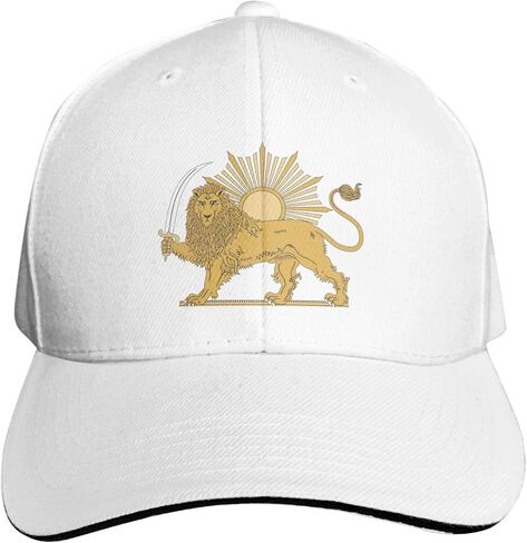 Persian Flag Iranian Lion Sun and Crown Iran Persia Hat Cap Men Women Baseball Caps Adjustable Dad Hat Summer Sun Hats in Saudi Arabia