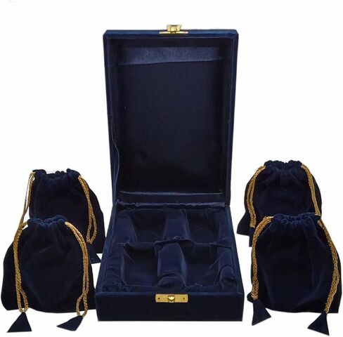 UR Keepsake Urn Set of 4 Beach Picnic Side Cremation Urn for Human Ashes with Velvet Box and 4 Velvet Bag-Mini Keepsake Urn (3 cu.in x 4pcs) in Saudi Arabia