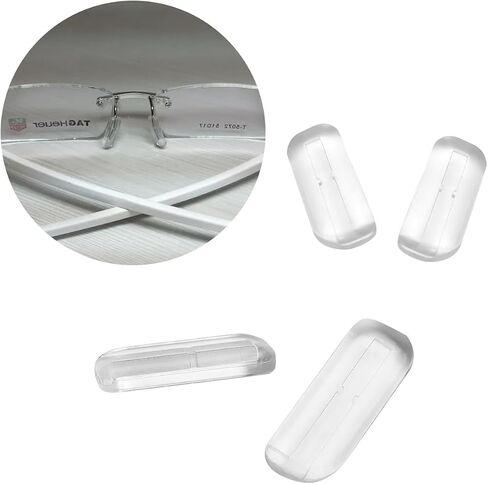 Eyeglasses Nose Pads Soft Silicone Nosepads 2 Pairs Replacement for Eyewear Glasses/Sunglasses ﻿ in Kuwait