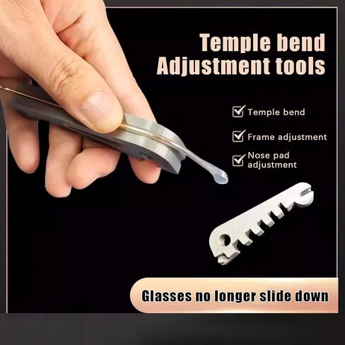 Eyeglass Temple Bending and Adjustment Tool, Multi-Functional Frame Adjuster Eyeglass Repair Tools in Kuwait