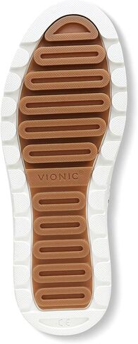 حذاء رياضي نسائي من Vionic Abyss Dinora سهل الارتداء - حذاء كاجوال جلدي داعم يتضمن راحة في ثلاث مناطق مع نعل داخلي تقويمي ودعم قوس القدم، مقاس متوسط in Kuwait