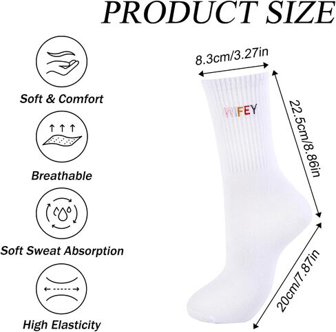NUMJAW Wifey Embroidered Socks for Women, Bride Wedding Day Gift, Anniversary, Birthday, Valentine, Christmas, Engagement in Saudi Arabia