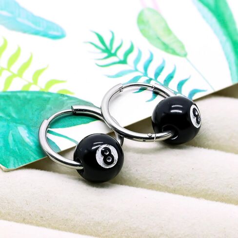 6 أزواج من الأقراط القوطية Y2K سبايك ستار هوب، Y2K Emo Punk Grunge Goth Earring Hoops، مجموعة مجوهرات الغضروف أقراط للنساء والرجال in Kuwait