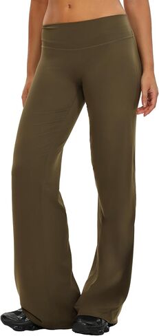 MEIVSO Women's Yoga Pants Wide Leg Casual Pants Stretch Tummy Control Legging in Saudi Arabia