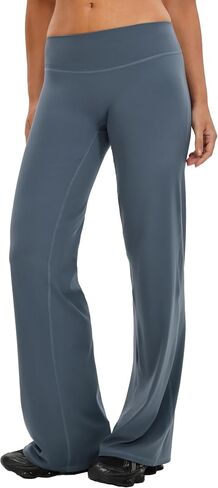 MEIVSO Women's Yoga Pants Wide Leg Casual Pants Stretch Tummy Control Legging in Saudi Arabia