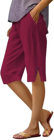 Nantdog Linen Shorts for Women 2026 Bermuda Boho Hight Weighted Cute Short Summer Gauze Beach Plus Size Drawstring Shorts in Saudi Arabia