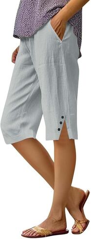 Nantdog Linen Shorts for Women 2026 Bermuda Boho Hight Weighted Cute Short Summer Gauze Beach Plus Size Drawstring Shorts in Saudi Arabia