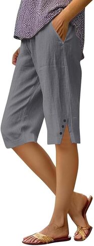 Nantdog Linen Shorts for Women 2026 Bermuda Boho Hight Weighted Cute Short Summer Gauze Beach Plus Size Drawstring Shorts in Saudi Arabia