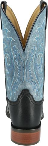 حذاء Smoky Mountain Boots للرجال James Western Boot، أسود/أزرق عتيق، X-واسع، مقاس 13 US in Kuwait