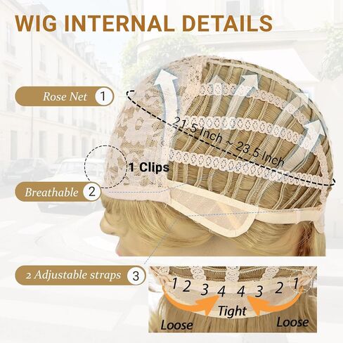 Mens Blonde Wig Short Layered Natural Wavy Heat Resistant Synthetic Male Guy Funny Wigs for Daily Party Costume Cosplay Halloween (Blonde) in Saudi Arabia