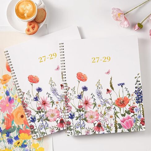 2025 Planner/Calendar - 2025 Planner Weekly and Monthly, JAN - DEC 2025 Planner with Coloful Tabs, Writing Paper, Yearly Overview, Spiral Binding - Waterproof Cover (Gray, 6.4" x 8.5") in Kuwait