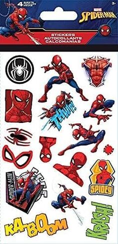 Spiderman Backpack with Lunch Box for Boys Set - Bundle with Spidey Backpack, Lunch, Stickers, More | Spiderman School Supplies for Kids in Saudi Arabia