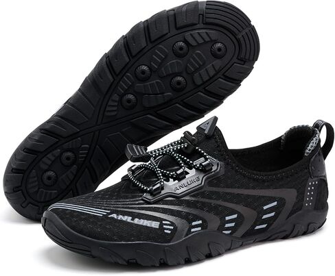 ANLUKE Mens Womens Water Shoes Swim Shoes Aqua Shoes Barefoot Quick-Dry Beach Surf Water Sports Shoes in Saudi Arabia