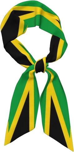 Flag Head Hair Scarf Silk Feeling Neck Scarves Purse Handle Satin Scarfs Silky Long Thin Women's Fashion Scarves in Saudi Arabia