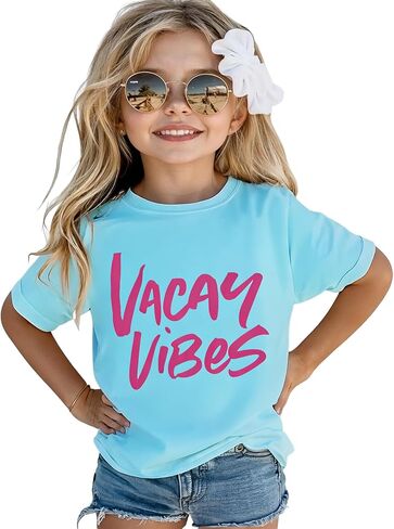 CM C&M WODRO Vacation Shirts for Toddler Baby Boy Girl Vacay Vibes Shirt Kids Beach Tshirt Holiday Family Summer Trip Tee Top in Kuwait