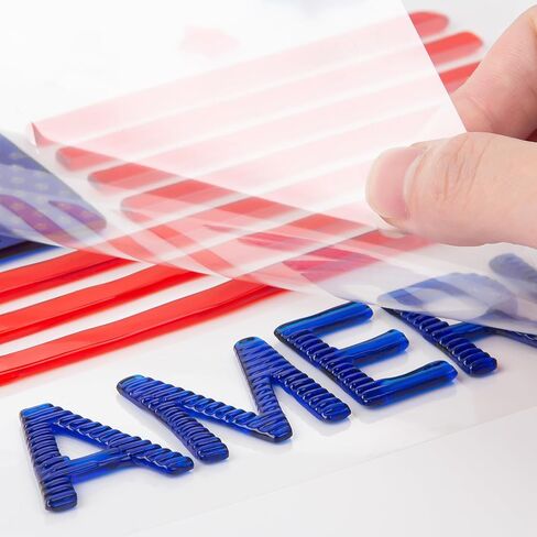 6 Sheets 4th of July Window Clings Decorations, Patriotic American Flag Gel Stickers for Glass Windows Independence Day, Memorial Day, Veteran's Day,USA Holiday Red White Blue Decor in Saudi Arabia