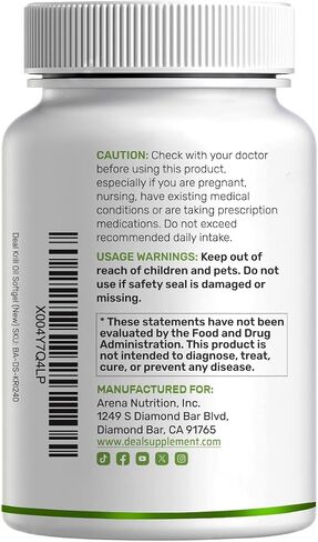 DEAL SUPPLEMENT Antarctic Krill Oil 2,000 mg Per Serving, 240 Softgels | Omega-3 with EPA, DHA, Phospholipids & Astaxanthin | Non-GMO, Gluten Free in Kuwait