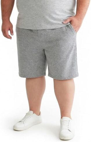 JC DISTRO USA-Made Men's Big and Tall Lightweight French Terry Active Shorts (3XL-7XL, Multipack Available) in Saudi Arabia