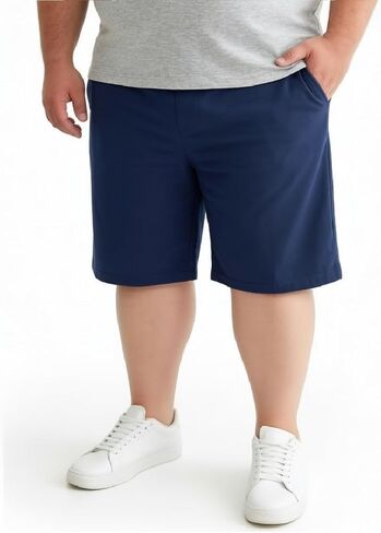 JC DISTRO USA-Made Men's Big and Tall Lightweight French Terry Active Shorts (3XL-7XL, Multipack Available) in Saudi Arabia