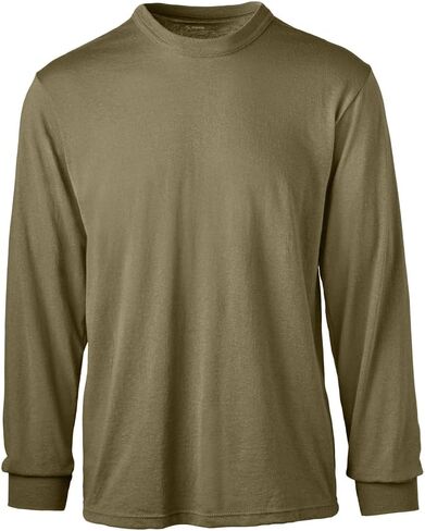 Soffe Men's Mens Military Long Sleeve T-Shirt, Cotton/Poly Blend in Saudi Arabia