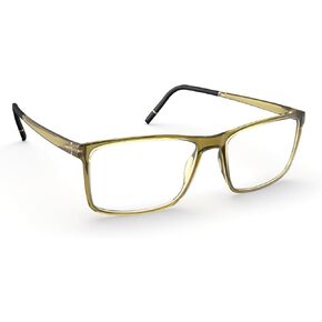 Silhouette Eyeglasses Clear Sky Fullrim 2972 5530 Warm Olive 57mm in Saudi Arabia