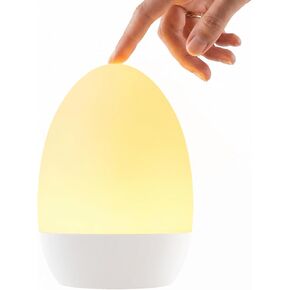 Egg Light for Nursery, Eye-Caring Touch Control Rechargeable Baby Night Light with 17 Color Modes, Dimmable Night Feeding Egg Light for New Parents & Kids Bedroom in Saudi Arabia