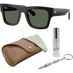 Ray-Ban RB2217M SCUDERIA FERRARI COLLECTION Square Shape Sunglasses with Official Eyewear Kit in Kuwait