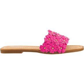 Corkys Footwear Hey Girl Women's Spring Fever Sandal - Featuring 3D Flowers with Metal Accents, A Lightly Padded Outsole For Comfort, and Stitching Along the Outsole in Kuwait