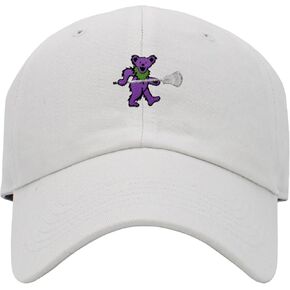 Dancing Bear with Lacrosse Stick Baseball Hat in Kuwait