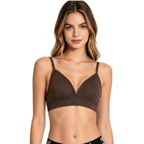 Women’s Merino Wool Bralette - Wireless Triangle Bra with Removable Pads, Breathable, Moisture-Wicking Comfort Bra in Saudi Arabia
