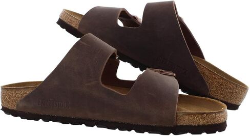 Birkenstock Unisex Arizona, Habana Leather, 38 in Saudi Arabia