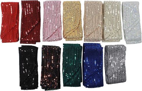 Small scarf with fashionable sequins for decoration in Saudi Arabia