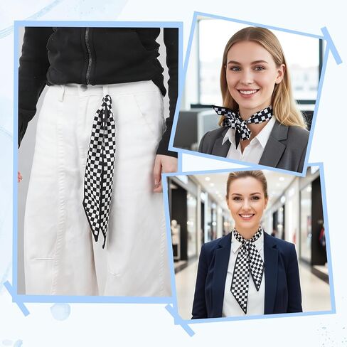 Hair Neck Scarves, Hair Scarf Head Neck Bag Long Scarf Fashion Thin Satin Square Versatile Wrap for Women Soft Lightweight Head Scarves for Women in Saudi Arabia