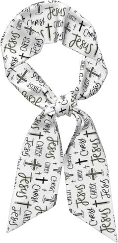 Christian Jesus Cross Scarf For Women, Multi‑purpose Ribbon, Neck Hair Handbag Accessory Versatile Bandana in Saudi Arabia