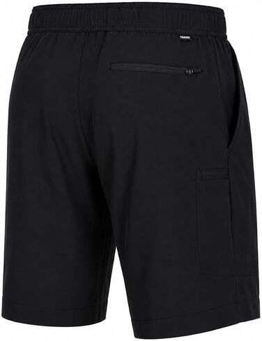 Gerry Men’s Trail Shorts 9", Lightweight Stretch Hiking Shorts with Zip Pockets and Elastic Waist in Kuwait