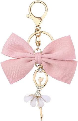 Kilener Bow Keychain Ballet Keychains for Girls Women Birthday Christmas Gifts for Ballet Lovers Ballerina Gift in Kuwait