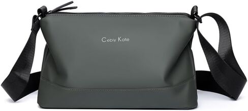 Lightweight Crossbody Bag 11.4x6.7x3.9in – Oxford Messenger Bag with Zipper Closure, Durable Polyester Lining for Daily Use in Kuwait