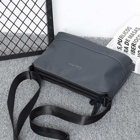 Lightweight Crossbody Bag 11.4x6.7x3.9in – Oxford Messenger Bag with Zipper Closure, Durable Polyester Lining for Daily Use in Kuwait