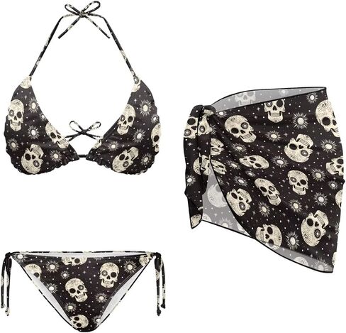 Halter Bikini Sets for Women Sexy Bathing Suit Cover Ups for Teenager Triangle Womens Swimsuit for Beach Travel in Saudi Arabia