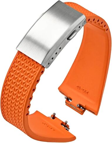 DASEB Fluoro Rubber Strap，For Tissot PRX Series Super Player 35mm 40mm Women Men FKM Quick Release Folding Buckle Watch Band 11mm 12mm in Saudi Arabia