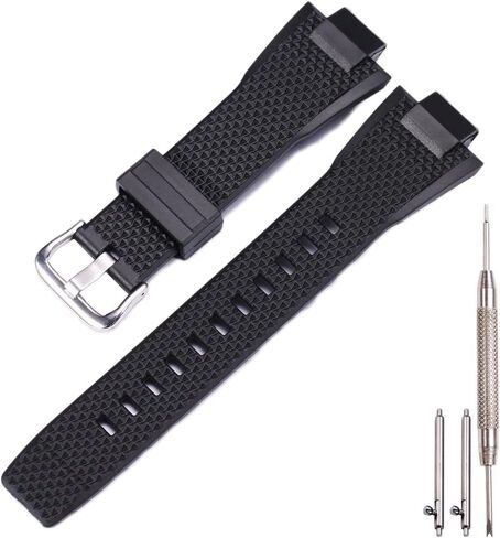 WRISTARMOR Resin Watchband Compatible with Caiso G-Steel GST-B400 GSTB400 Mens Watch strap Sport Waterproof Replacement Bracelet in Saudi Arabia