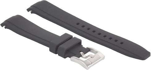 Ewatchparts 21MM RUBBER WATCH BAND STRAP COMPATIBLE WITH ROLEX DATEJUST 41, DAY DATE 2, DEEP SEA BLACK in Kuwait