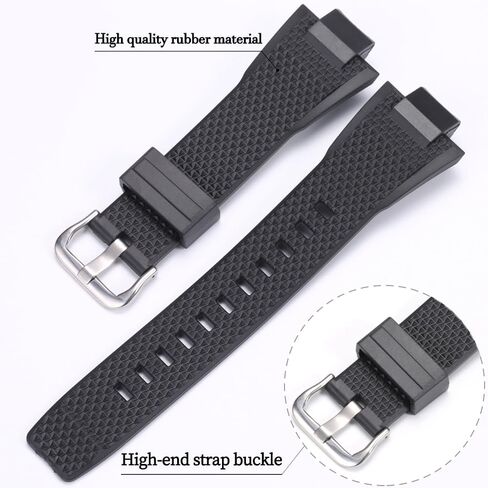 WRISTARMOR Resin Watchband Compatible with Caiso G-Steel GST-B400 GSTB400 Mens Watch strap Sport Waterproof Replacement Bracelet in Saudi Arabia
