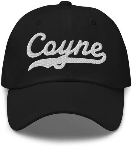 Coyne Hat Coyne Baseball Hat Personalized Custom Last Name Cap Family Name Headwear Surname Cap Gift Unisex Adjustable in Kuwait
