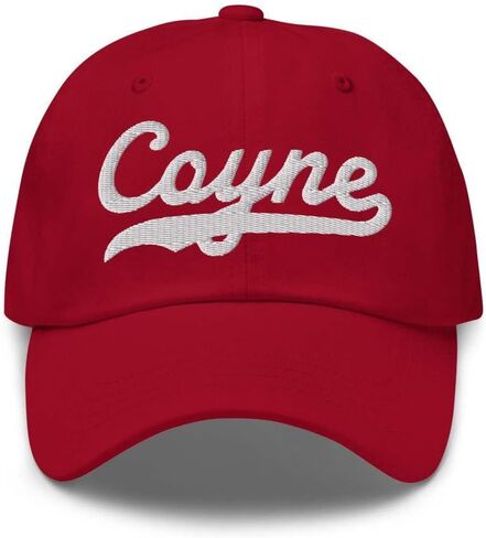 Coyne Hat Coyne Baseball Hat Personalized Custom Last Name Cap Family Name Headwear Surname Cap Gift Unisex Adjustable in Kuwait
