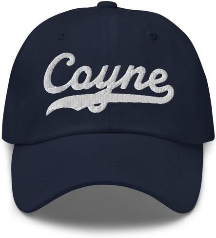 Coyne Hat Coyne Baseball Hat Personalized Custom Last Name Cap Family Name Headwear Surname Cap Gift Unisex Adjustable in Kuwait