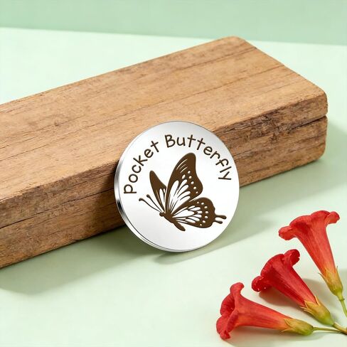 Butterfly Themed Gifts Butterfly Keychain Cute Animal Pocket Hug Token Emotional Support Gift Small Christmas Stocking Stuffers for Butterflys Lovers Boyfriend Girlfriend Son Daughter Best Friend in Saudi Arabia