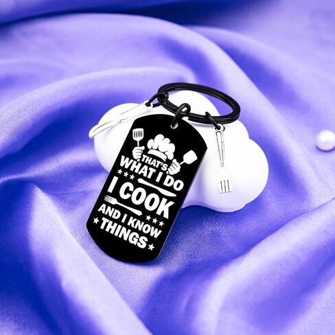 Chef Gifts For Men Unique Gift For Chefs Grilling Men Unique Dad Cooking Gifts For Fathers Day Birthday Cool Chef Cooking Accessories For Men Best Gifts For Men Who Like To Cook Chef Keychain For Men in Saudi Arabia